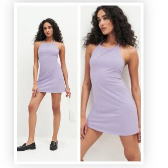 Reformation Clyde Knit Dress in Aura XL NWT - Picture 2 of 4